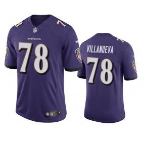 Alejandro Villanueva Baltimore Ravens Purple Vapor Limited Jersey