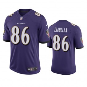 Andy Isabella Baltimore Ravens Purple Vapor Limited Jersey