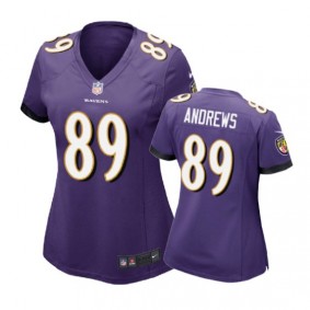 Baltimore Ravens Mark Andrews Purple Nike Game Jersey - Women